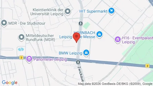 Espacios de oficina En alquiler i Leipzig - Foto de Google Street View