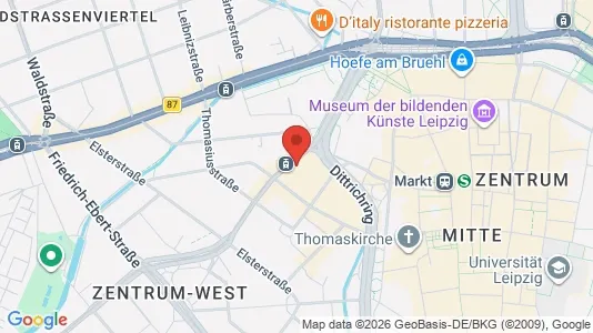Kontorlokaler til leje i Leipzig - Foto fra Google Street View