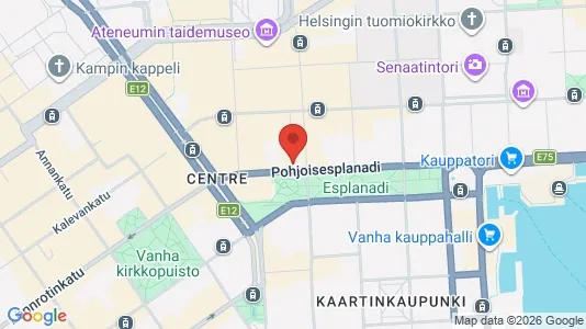 Office spaces for rent i Helsinki Eteläinen - kort over placeringen