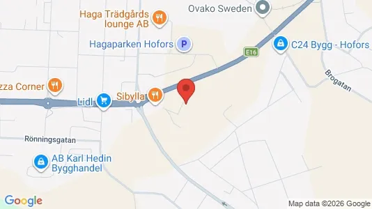 Lokaler til salg i Hofors - Foto fra Google Street View