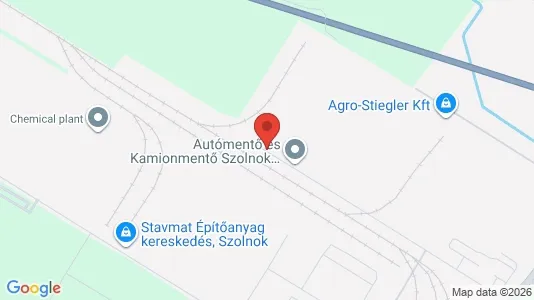 Teollisuuskiinteistöt Vuokrattavana i Szolnoki - Kuva Google Street Viewstä