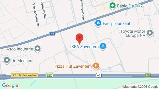 Varastot Vuokrattavana i Zaventem - Kuva Google Street Viewstä