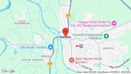 Bedrijfsruimtes te huur i Verden - Foto uit Google Street View