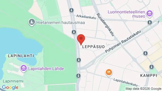 Büros zur Miete i Helsinki Eteläinen - kort over placeringen
