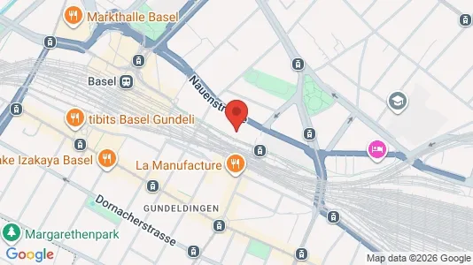 Büros zur Miete i Basel-Stadt - kort over placeringen