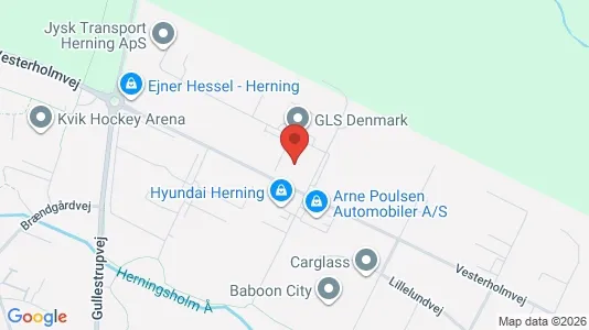 Varastot Myynnissä i Herning - Kuva Google Street Viewstä