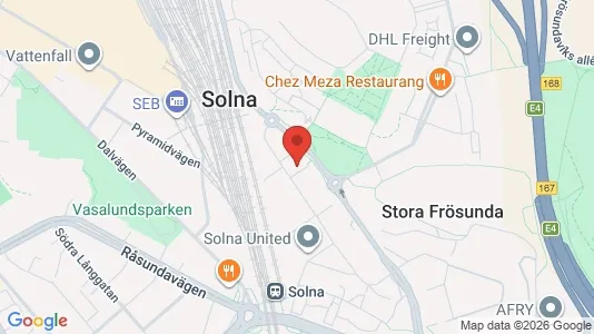 Kontorlokaler til leje i Solna - Foto fra Google Street View