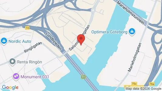Lagerlokaler til leje i Gøteborg Ø - Foto fra Google Street View