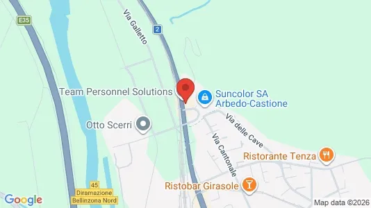 Lokaler til leje i Bellinzona - Foto fra Google Street View