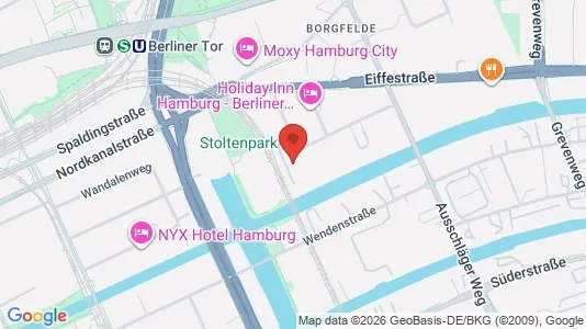 Kontorlokaler til leje i Hamborg Mitte - Foto fra Google Street View