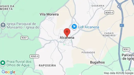 Lokaler til leje i Alcanena - Foto fra Google Street View