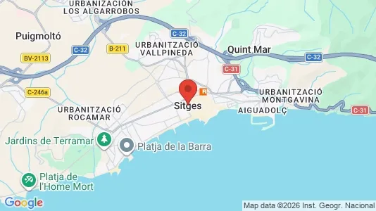 Ravintolat Vuokrattavana i Sitges - Kuva Google Street Viewstä