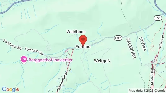 Lokaler til salg i Forstau - kort over placeringen