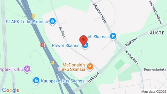 Gewerbeflächen zur Miete i Turku - kort over placeringen