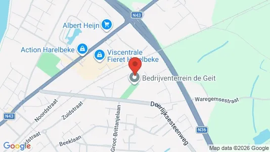 Varastot Vuokrattavana i Harelbeke - Kuva Google Street Viewstä