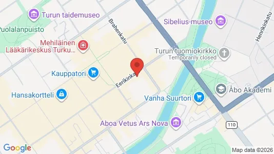 Office spaces for rent i Turku - kort over placeringen