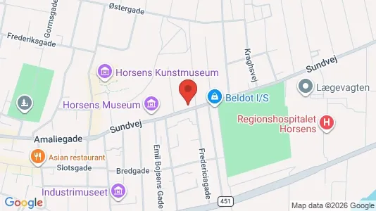 Kontorer til leie i Horsens – Bilde fra Google Street View