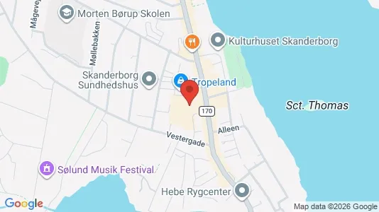 Kontorslokaler för uthyrning i Skanderborg – Foto från Google Street View