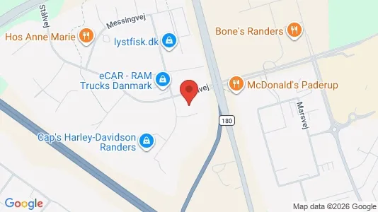 Varastot Vuokrattavana i Randers SV - Kuva Google Street Viewstä