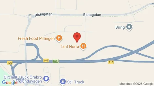 Lager zur Miete i Örebro – Foto von Google Street View