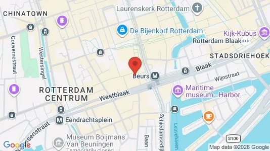 Kontorlokaler til leje i Rotterdam Centrum - Foto fra Google Street View