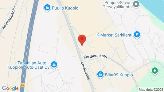 Werkstätte zur Miete i Kuopio – Foto von Google Street View