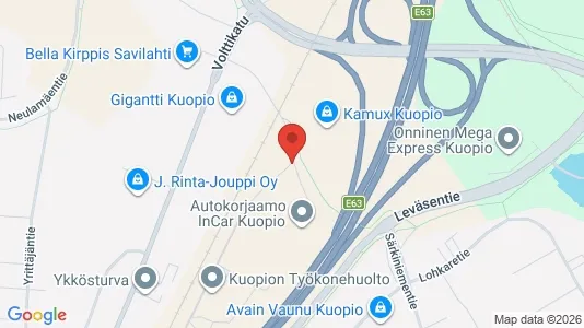 Kontorslokaler för uthyrning i Kuopio – Foto från Google Street View