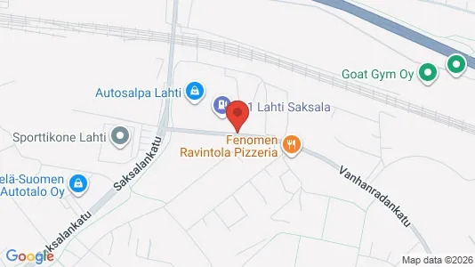Commercial properties for rent i Lahti - kort over placeringen