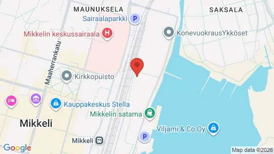Nieruchomości komercyjne Do wynajęcia i Mikkeli - kort over placeringen