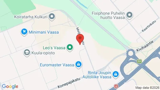 Varastot Vuokrattavana i Vaasa - Kuva Google Street Viewstä