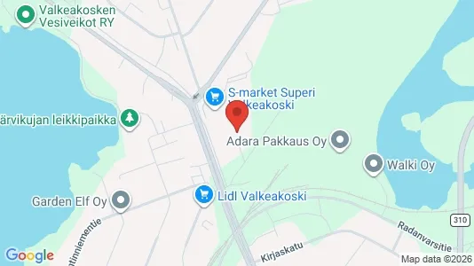 Büros zur Miete i Valkeakoski – Foto von Google Street View