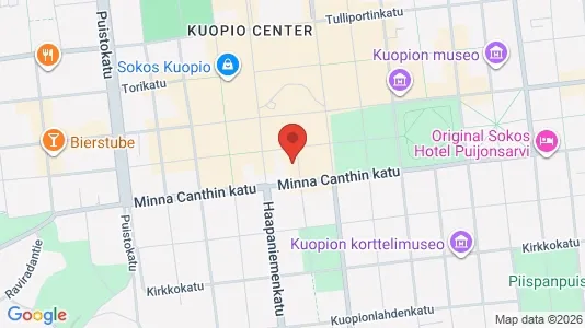 Office spaces for sale i Kuopio - kort over placeringen