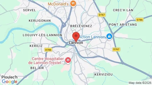 Kantorruimte te huur i Lannion - Foto uit Google Street View