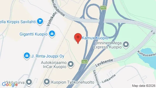 Bedrijfsruimtes te huur i Kuopio - kort over placeringen