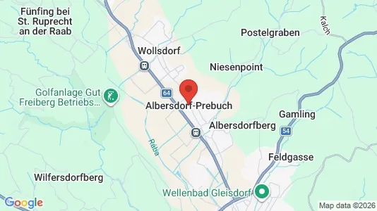 Butikslejemål til leje i Albersdorf-Prebuch - kort over placeringen