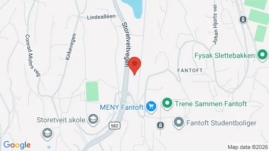 Lokale biurowe Do wynajęcia i Bergen Årstad - kort over placeringen