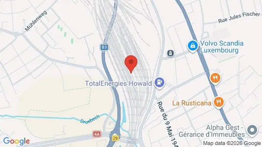 Nieruchomości komercyjne Na sprzedaż i Luksemburg - kort over placeringen