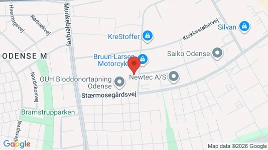 Liikekiinteistöt Vuokrattavana i Odense M - Kuva Google Street Viewstä
