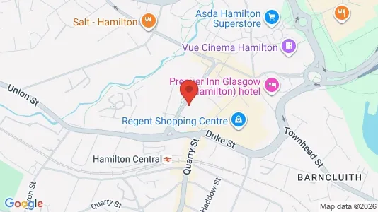 Lokaler til leje i Hamilton - Lanarkshire - Foto fra Google Street View
