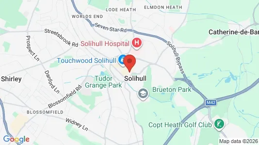 Commercial properties for rent i Solihull - West Midlands - Photo from Google Street View