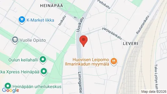 Varastot Vuokrattavana i Oulu - Kuva Google Street Viewstä