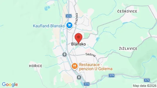 Liikekiinteistöt Vuokrattavana i Blansko - Kuva Google Street Viewstä