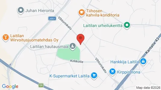 Gewerbeflächen zur Miete i Laitila – Foto von Google Street View