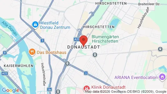 Büros zur Miete i Wien Donaustadt – Foto von Google Street View