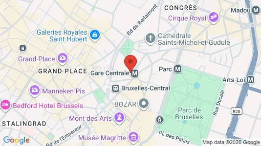 Bedrijfsruimtes te huur i Stad Brussel - Foto uit Google Street View
