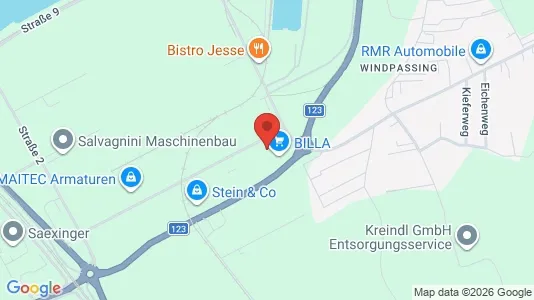 Commercial properties for sale i Ennsdorf - kort over placeringen