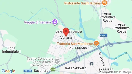 Büros zur Miete i Venaria Reale – Foto von Google Street View