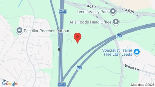 Gewerbeflächen zur Miete i Leeds - West Yorkshire - kort over placeringen