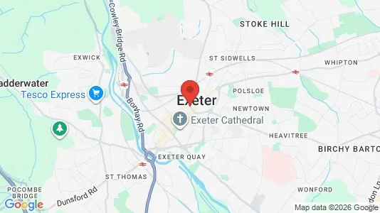 Liikekiinteistöt Vuokrattavana i Exeter - Devon - Kuva Google Street Viewstä