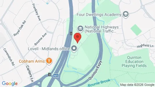 Lokaler til leje i Birmingham - West Midlands - kort over placeringen
